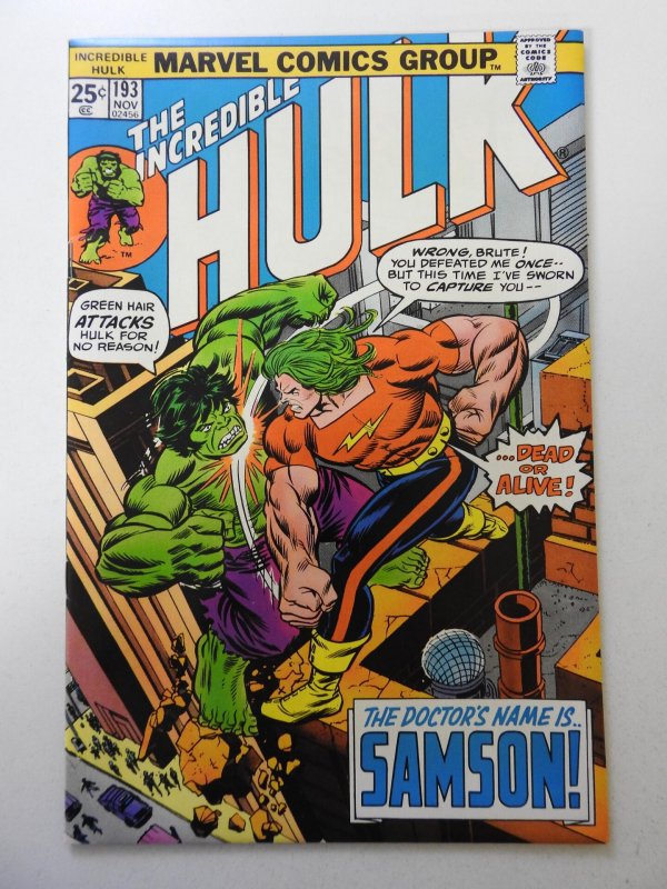 The Incredible Hulk #193  (1975) VF- Condition!