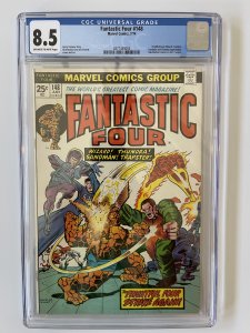 Fantastic Four #148 - CGC 8.5 -  Frightful Four app.  (1974)