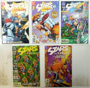 Stars and S.T.R.I.P.E. Lot of 5 #0, 1, 2, 3, 4 (1999) DC Comics 1st Print
