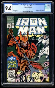 Iron Man #281 CGC NM+ 9.6 White Pages 1st Appearance War Machine!