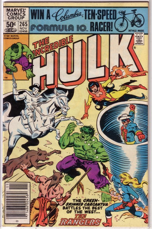 Incredible Hulk   vol. 1   #265 VG