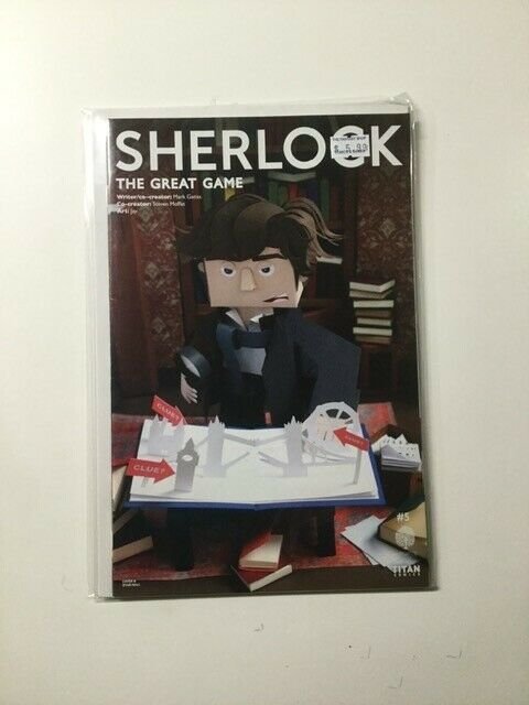 Sherlock The Great Game 5 Variant Near Mint Titan Comics HPA