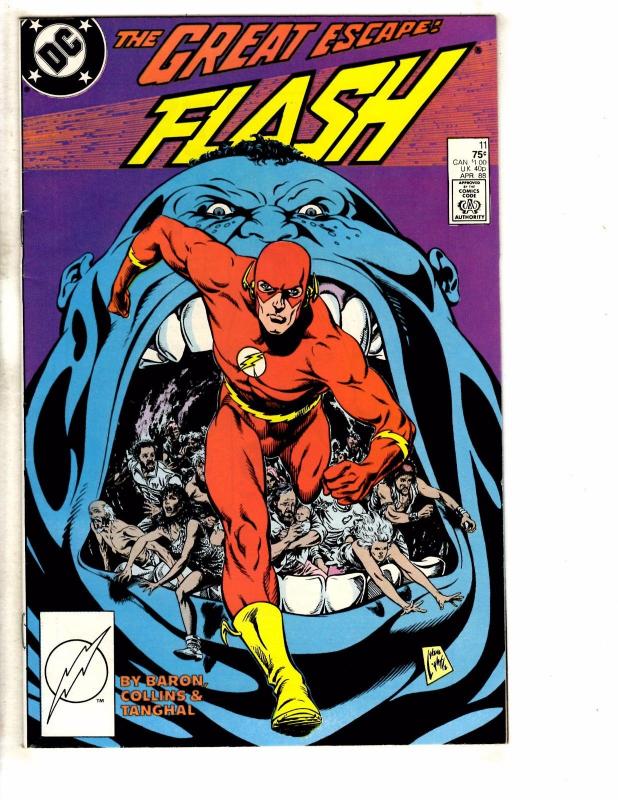 Lot Of 5 Flash DC Comic Books # 11 13 14 15 16 Batman Superman Arrow Atom GM14