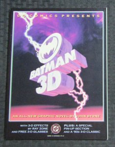 1990 DC Presents BATMAN 3D w/ Glasses SC FVF 7.0 John Byrne / 1st Printing