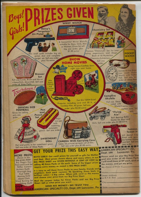 Blue Bolt Vol. 8 #6  1947 - Novelty  -VG - Comic Book