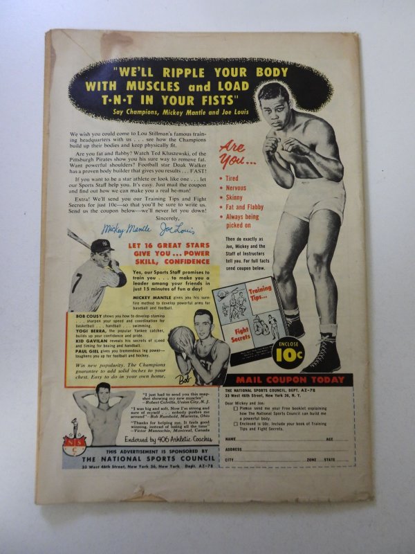 Adventure Comics #252 (1958) VG condition stains front/back cover