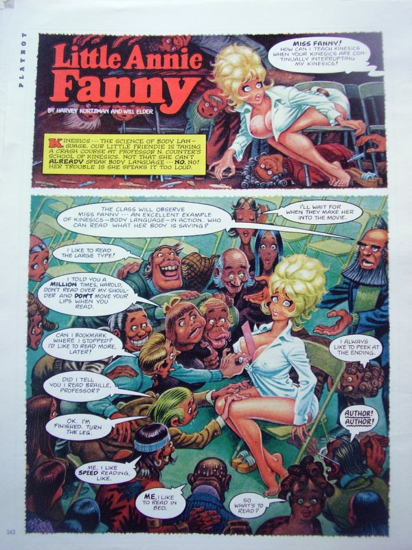 Annie Fanny 7 original playboy comics Set 8