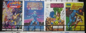 POWER COMICS (1977) 1(1st)2-4 EARLY CANADIAN ANTHOLOGY Dave Sim VF or better
