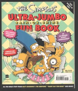 Simpsons Ultra-Jumbo Rain or Shine Fun Book 2006-Games-puzzles-paper dolls-ga...