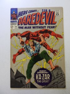 Daredevil #24 (1967) FN/VF condition stamp front cover
