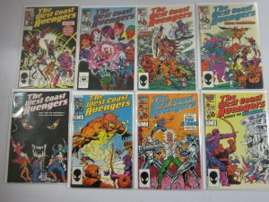 Avengers West Coast lot 45 different from #1-47 6.0 FN (1985-89)