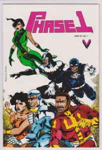 Phase 1 #1 (VF-NM) Indy B+W 1986