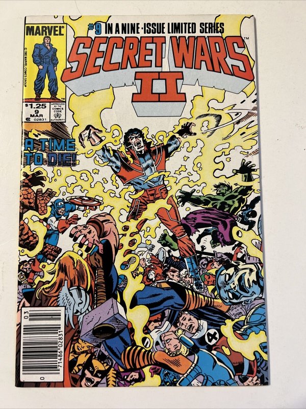SECRET WARS II #7 + 9 (1985) Marvel Comics   1st Hate Monger App Copper Age 