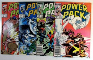 Power Pack Lot of 4 #3, 12, 31, 38 Marvel (1984) 1st Series Comic Books