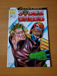 Judge Dredd v2 #34 ~ NEAR MINT NM ~ 1989 Quality Comics