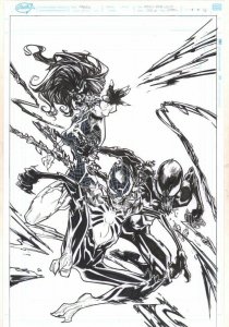 Amazing Spider-Man: RYV #5 Variant Cover Venomized 2016 art by Humberto Ramos 