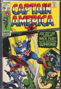 Captain America #123 (1970) Captain America [Key Issue]