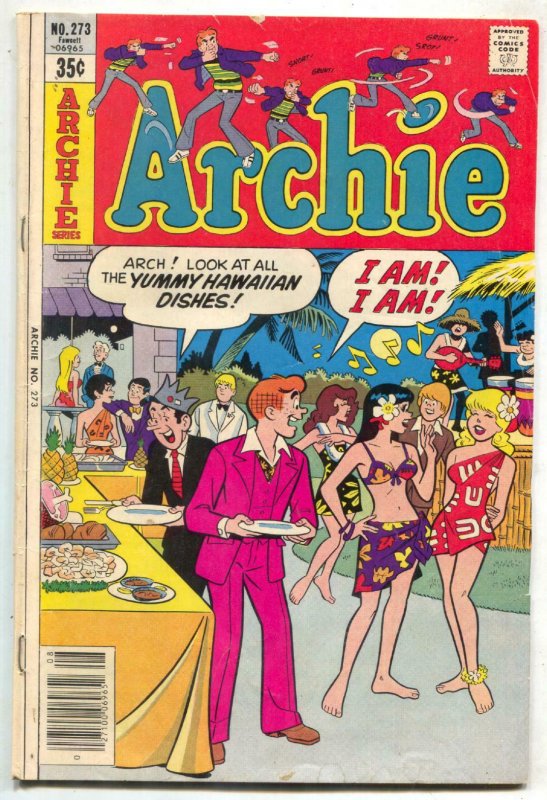 Archie #273 1978- Hawaii / Tiki party cover VG