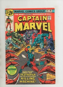 Captain Marvel #44 - Drax The Destroyer Killer Machine - (Grade 9.2) 1976