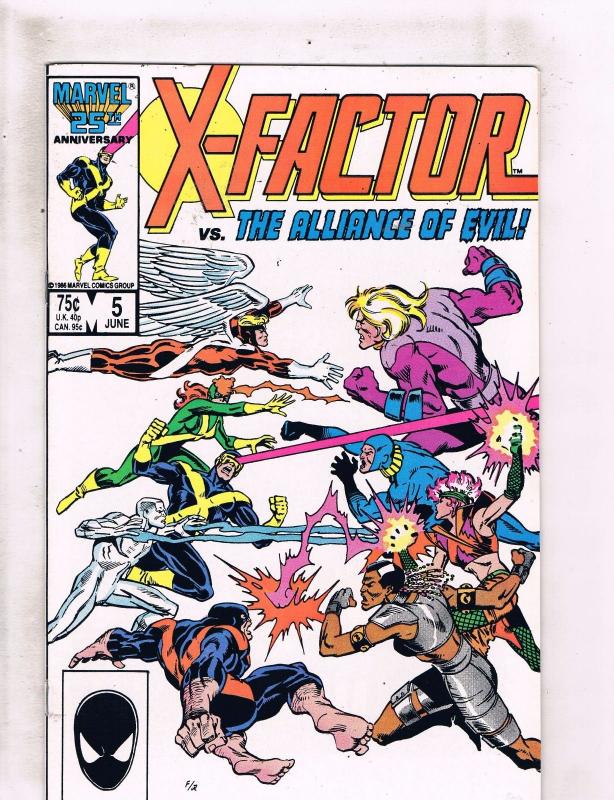 X-Factor # 5 NM- Marvel Comic Book X-Men 1st Appearance Of Apocalypse KEY WT16