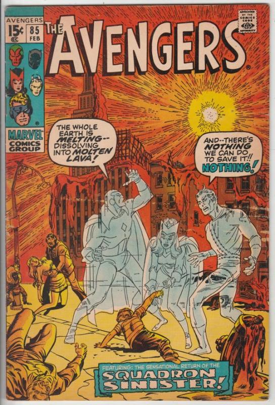 Avengers, The #85 (Feb-71) FN/VF Mid-High-Grade Avengers