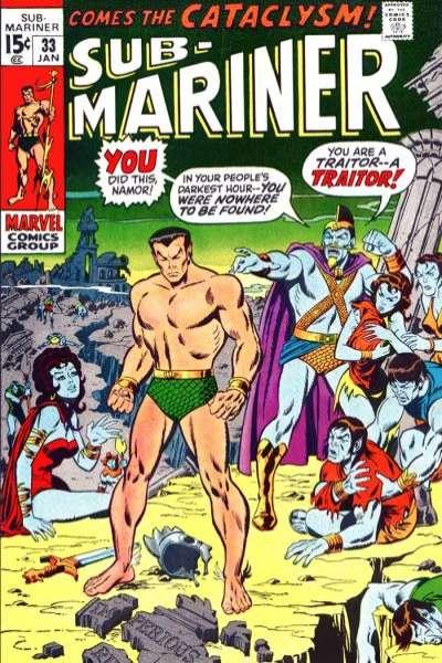 Sub-Mariner (1968 series) #33, Fine (Stock photo)