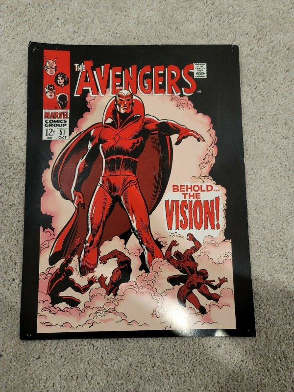The Avengers #57 Poster 11x17in / 28x43cm Marvel Comics !st App Vision