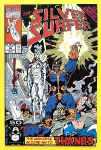 SILVER SURFER 55 THANOS INFINITY GAUNTLET CROSSOVER (1991) B4