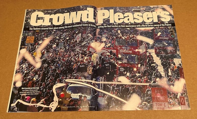 Sports Illustrated (9.2 NM- )  Yankeees  /  November 1998
