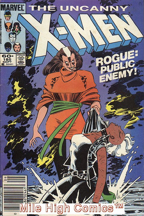 X-MEN  (1963 Series) (#1-113, UNCANNY X-MEN #114-544) ( #185 NEWSSTAND Fair
