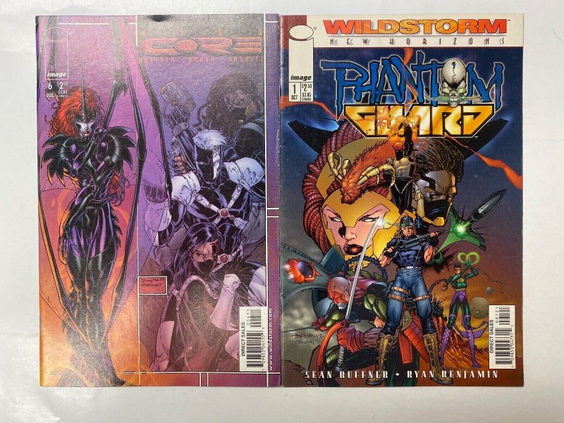 4 WILDSTORM comic books Wildcore #1 6 Phantom Guard #1 Sourcebook 39 KM7