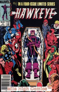 HAWKEYE  (1983 Series)  (MARVEL) #4 NEWSSTAND Fine Comics Book