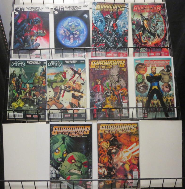 Guardians of the Galaxy (Marvel v3+4 2014-16) Lot of 10Diff Starlord Drax Rocket