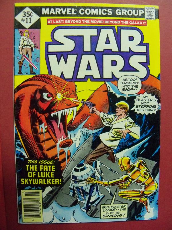 STAR WARS #11  35 CENT DIAMOND PRICE BOX (VF 7.5 TO 8.0 OR BETTER)