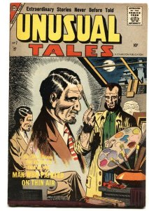 UNUSUAL TALES #7 1957-STEVE DITKO cover/art-HIGH GRADE copy-VF