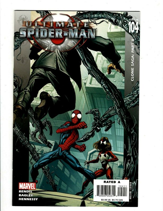 12 Ultimate Spider-Man Marvel Comics 94 95 96 98 99 100 101 102 103 104 + J435