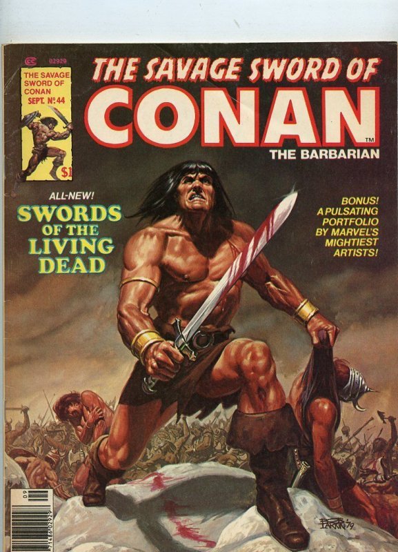 The Savage Sword of Conan #44 (1979)Comic Book Mag VG/F 5.0