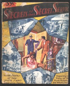 Secrets Of The Secret Service #1 1930-1st & only issue-Inside story of Uncle Sam