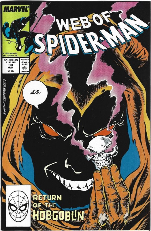Web of Spider-Man #38 (1988)