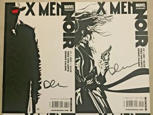 X-MEN NOIR#1-4 NM LOT 2009 VARIANT EDITION SIGNED BY DENNIS CALERO MARVEL COMICS