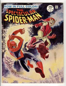 SPECTACULAR SPIDERMAN MAG #2 1968 GREEN GOBLIN COVER!