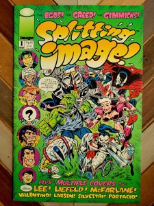 Splitting Image #1 (1993) Parody by Don Simpson Marc Silvestri Back Cover VF/NM