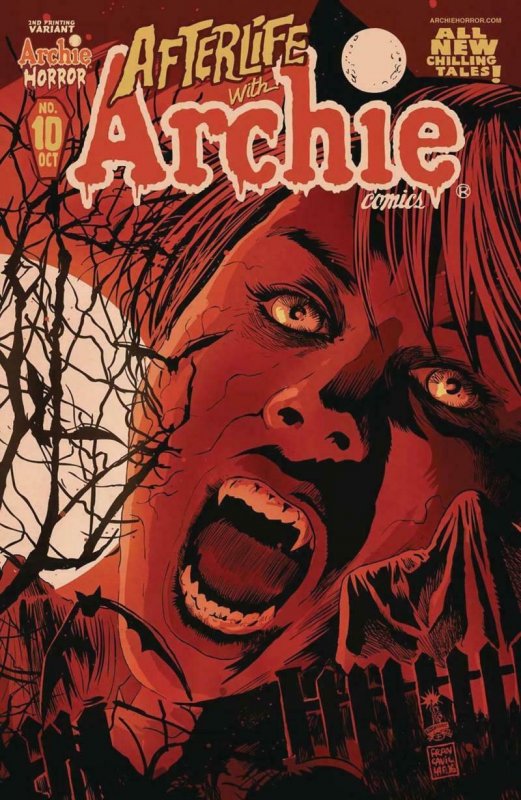 AFTERLIFE with ARCHIE #10, VF/NM, 2nd, 2016, PussyCats, Variant