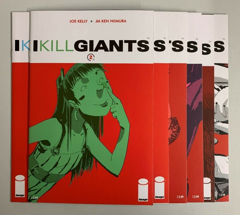 I Kill Giants #1-7 Set (Image 2008) 1 2 3 4 5 6 7 Joe Kelly (9.0+)