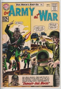 Our Army at War #124 Nov-62 FN+ PRICE DROP $71 Easy Company, Sgt. Rock GREY-TONE