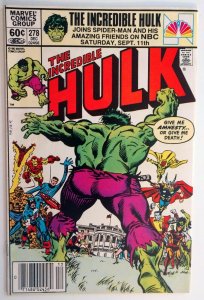 Incredible Hulk #278, NEWSSTAND