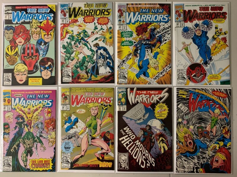 New Warriors 1st series comics lot #1-49 49 diff 8.0 (1990-94)