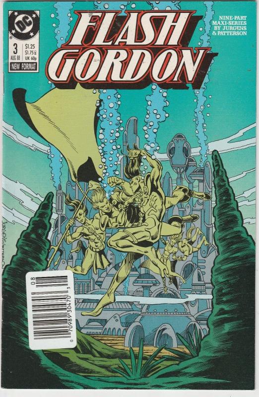 5 Flash Gordon DC Comic Books # 1 2 3 4 6 Ming the Merciless Jurgens KS1