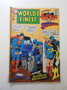World's Finest Comics #169 (1967) GD/VG Condition 1 in spine split