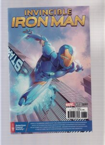 INVINCIBLE IRON MAN #13 - J. Campbell Variant (8.5/9.0) 2016